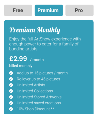 The Premium Monthly Plan